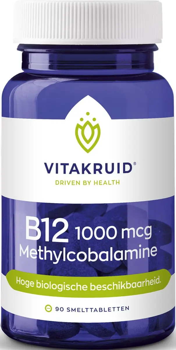 VitaKruid B12 1000 mcg Methylcobalamine - 90 tabletten
