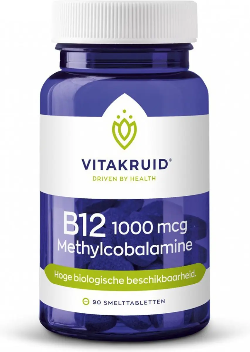 VitaKruid B12 1000 mcg Methylcobalamine - 90 tabletten