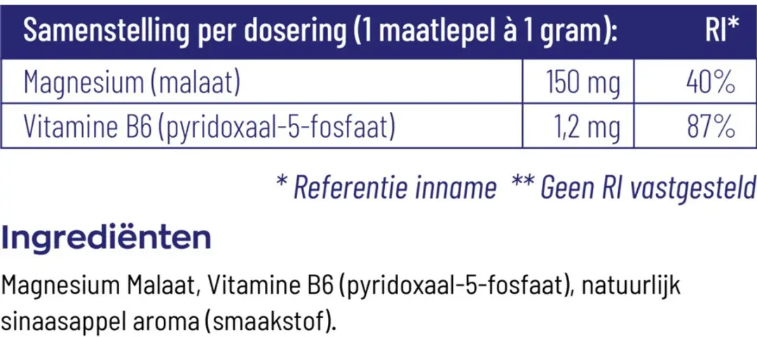 Vitakruid Magnesium Malaat met P-5-P - 2x120g