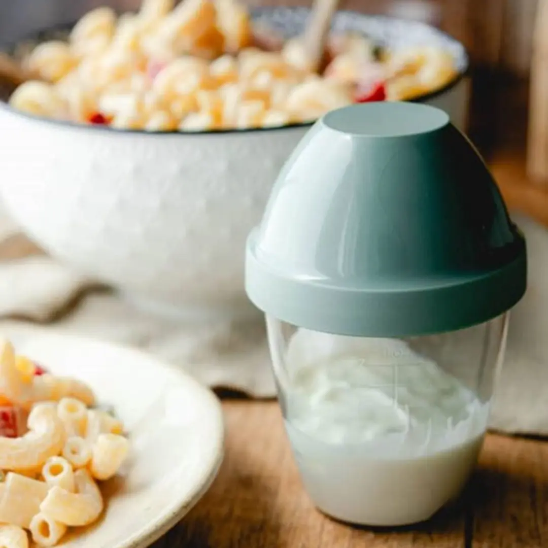 Westmark Mix-Ei Mixbeker 250ml - BPA-vrij - Doorzichtig/Mint Groen
