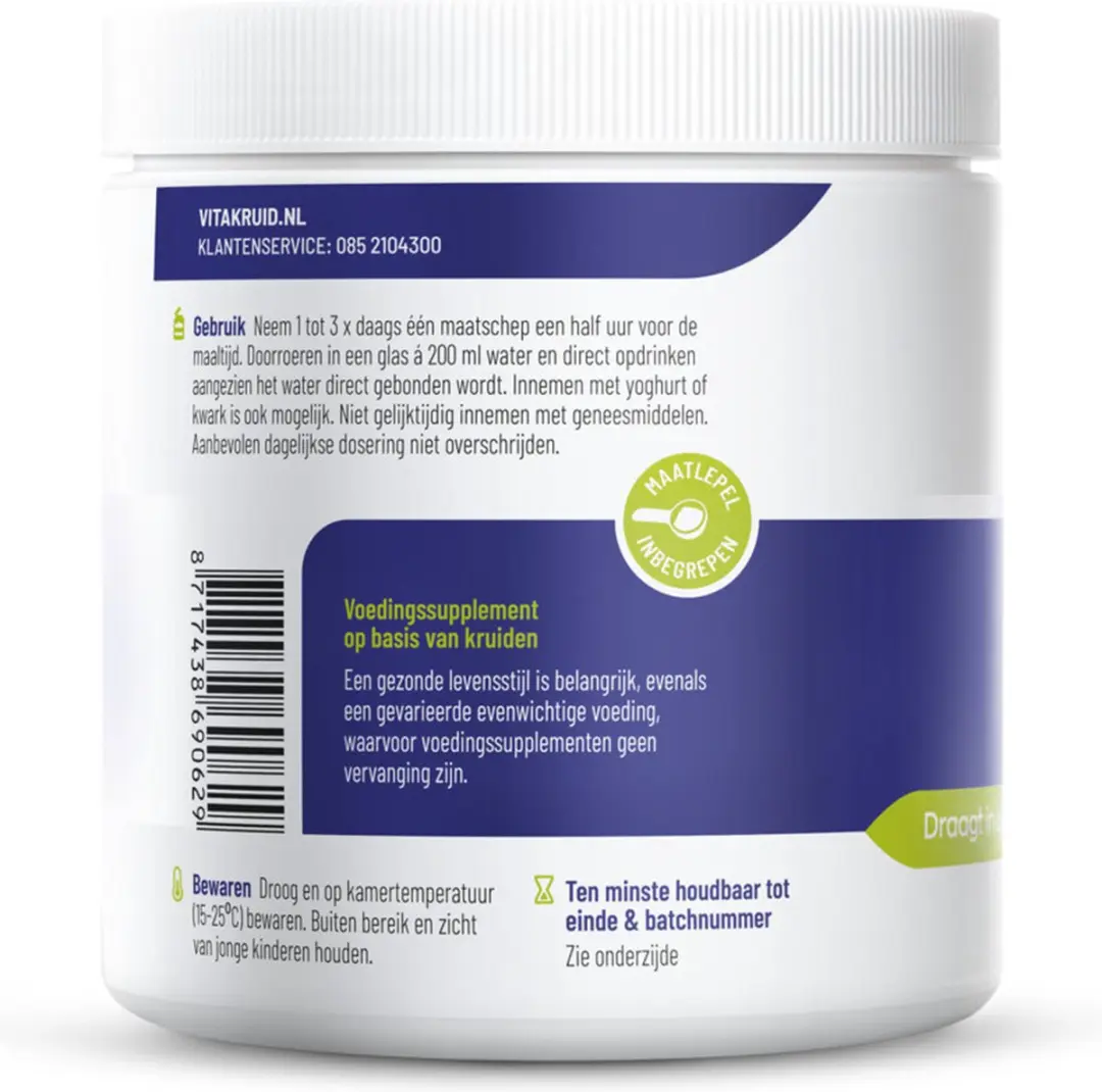 Vitakruid Psyllium Glucomann - 2x450g Voordeelverpakking