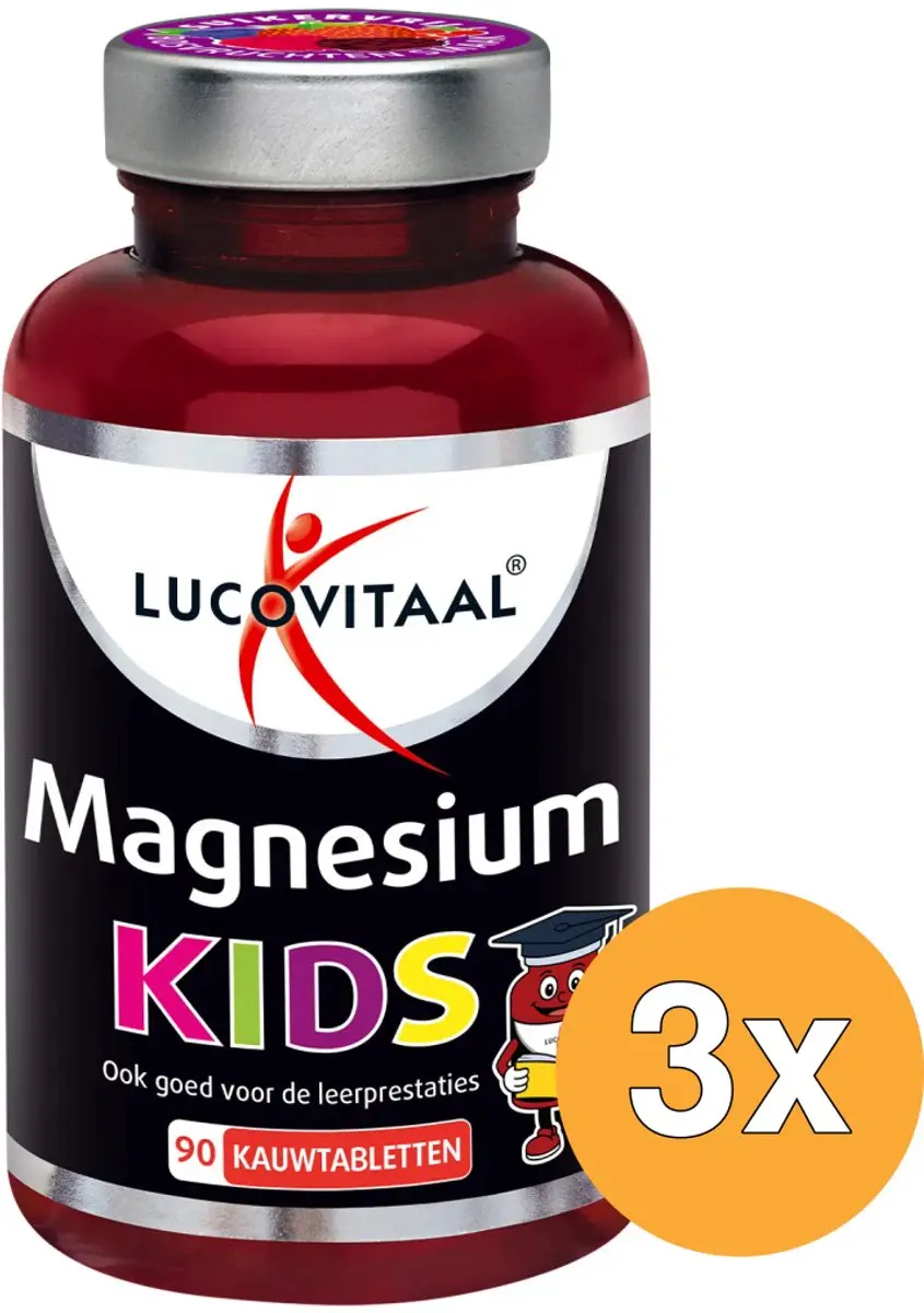 Lucovitaal Magnesium Kids 90 Kauwtabletten