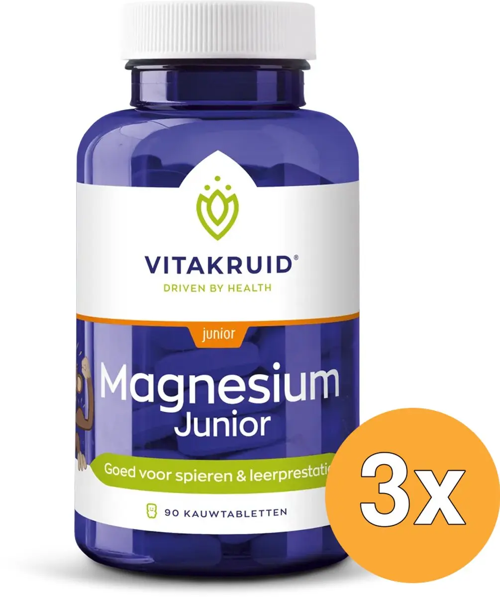 Vitakruid Magnesium Junior Kauwtabletten