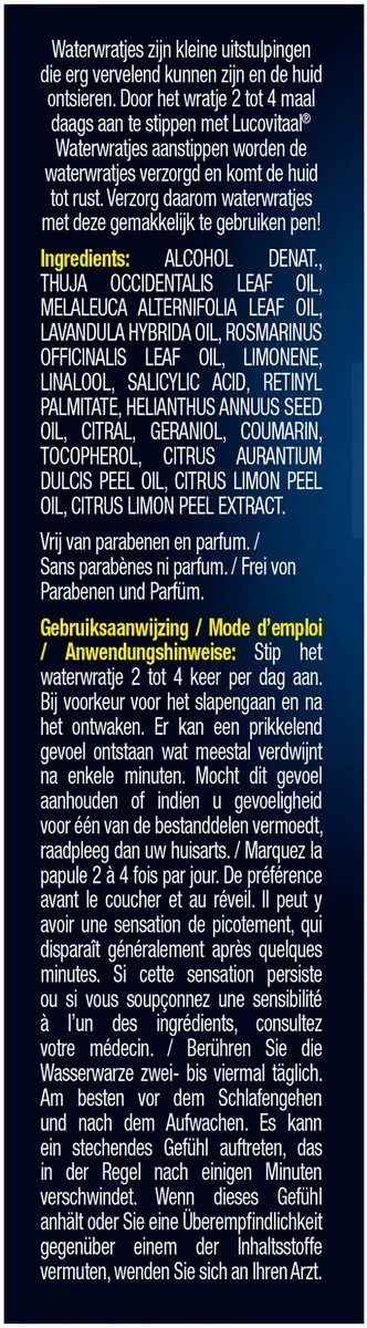 Lucovitaal Waterwratjes Aanstippen 15ml