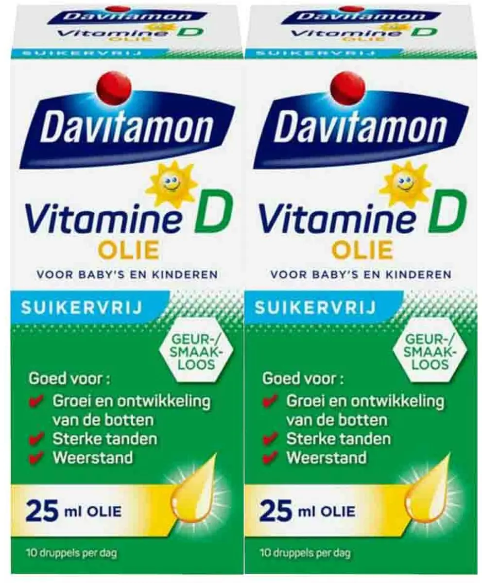 Davitamon Vitamine D Olie 2x25ml