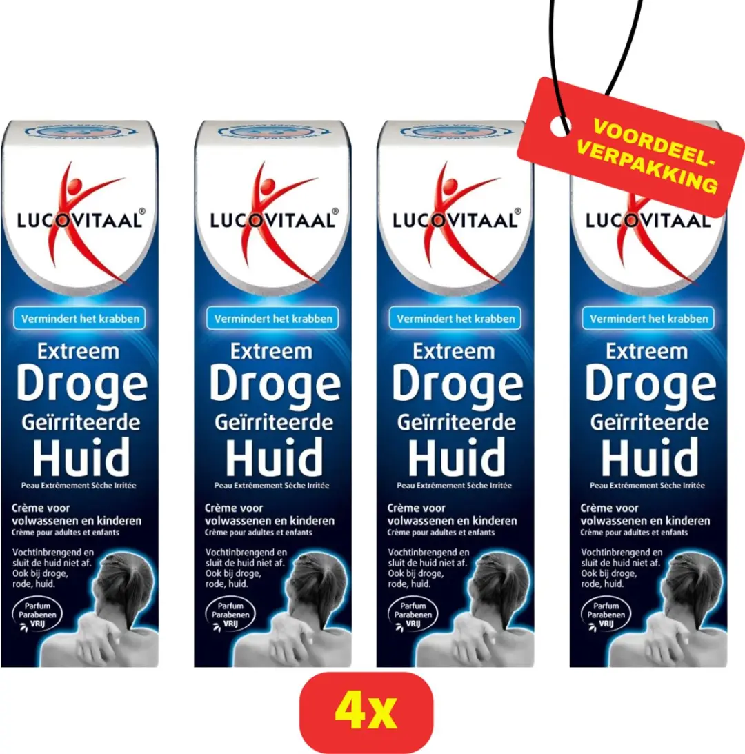 Lucovitaal Anti-jeukcrème 4x50ml