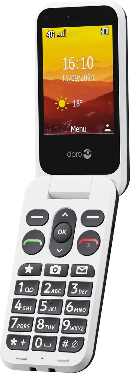 Doro Leva L30 Telefoon - Zwart - afbeelding 6 van 6
