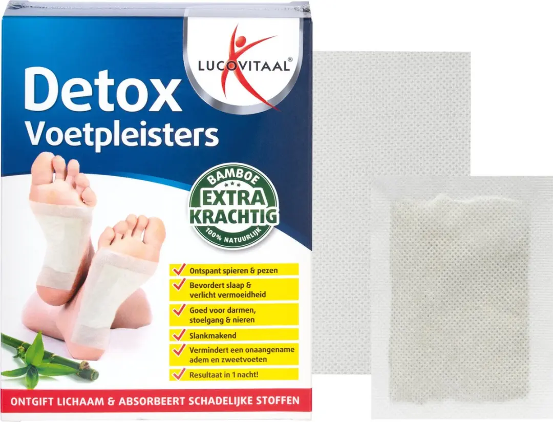 Lucovitaal Detox Voetpleisters - 10 Stuks