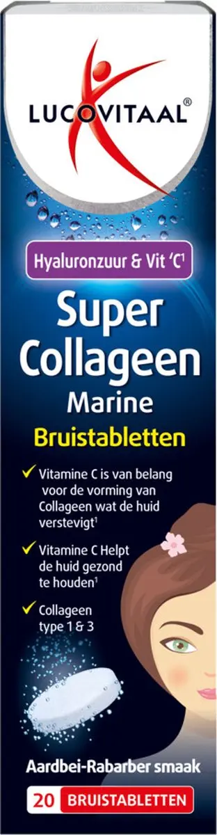Lucovitaal Collageen Marine Bruistabletten