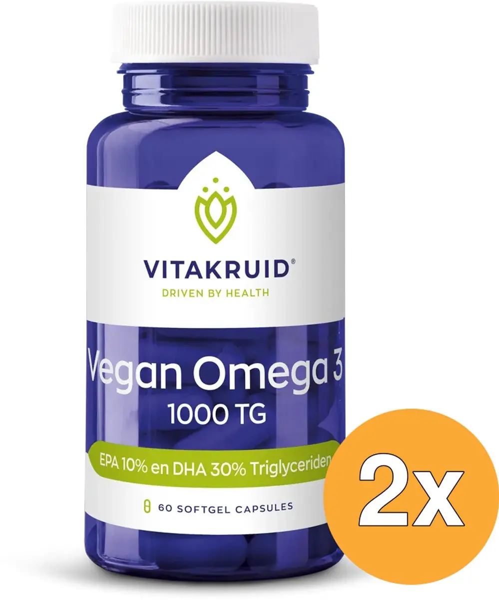 Vitakruid Vegan Omega 3 1000 300 DHA 100 EPA