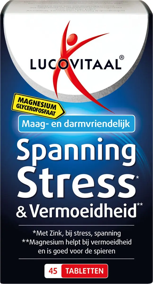 Lucovitaal Magnesium Spanning Stress Vermoeidheid 135g