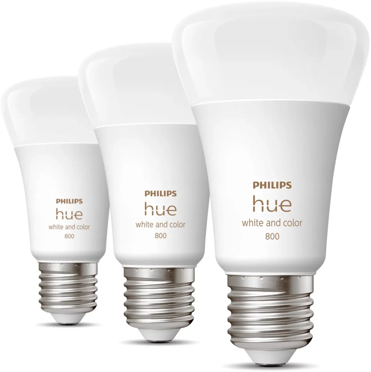 Philips Hue White & Color Ambiance E27 800lm - 3 Lampen