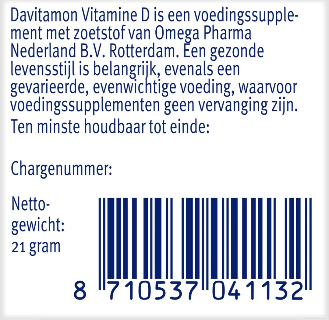 Davitamon Vitamine D Kinderen Smelttablet - 150 Stuks