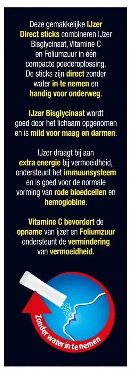 Lucovitaal IJzer Bisglycinaat Bosbes 20 Sachets - afbeelding 6 van 6