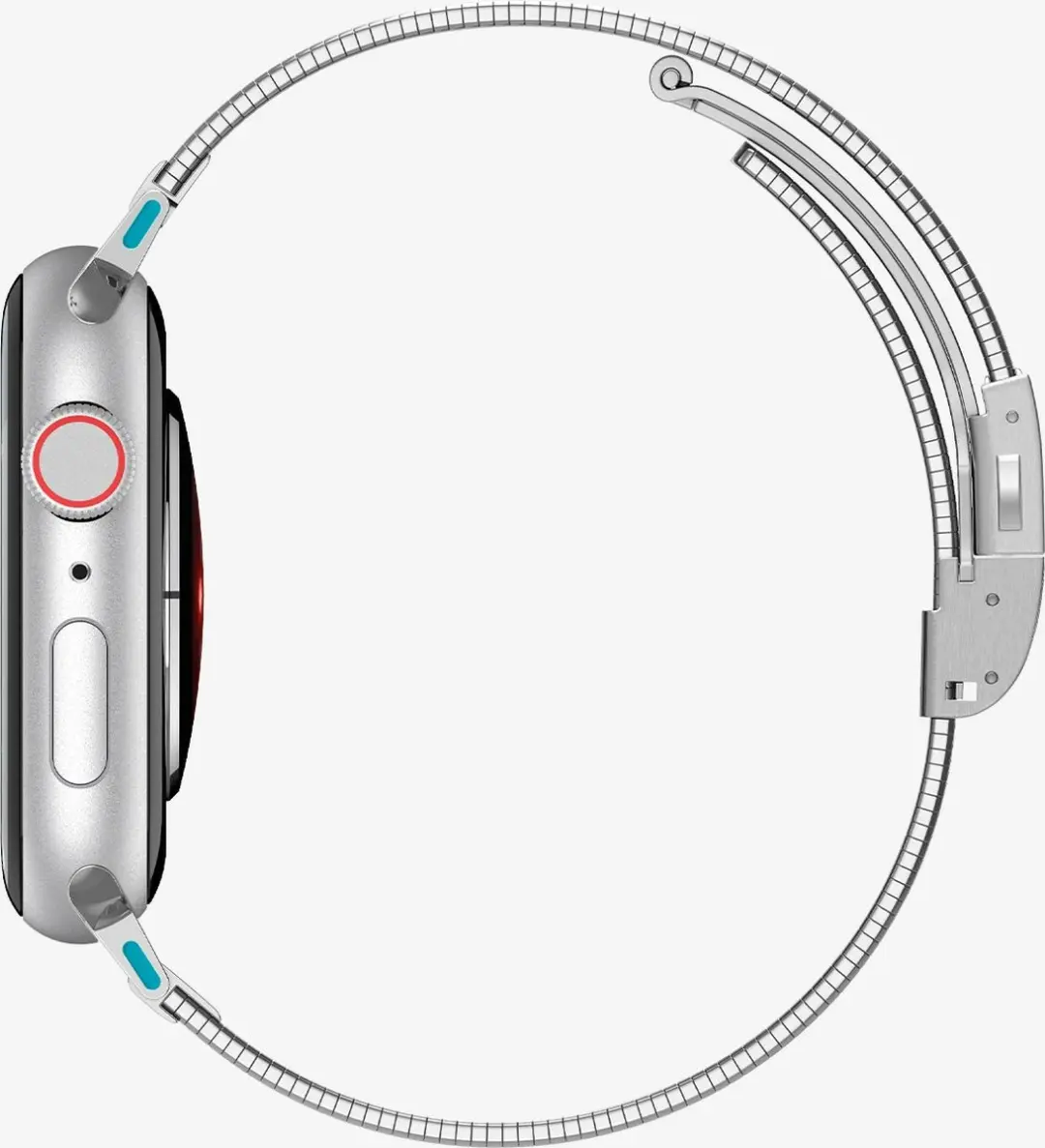 Spigen Sleek Link Apple Watch Band - Zilver