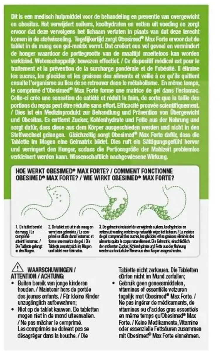 Lucovitaal Obseimed Max Forte 30 Tabletten - 30 mg