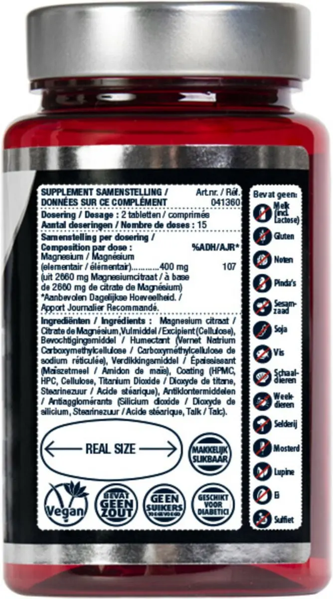 Lucovitaal Magnesium Citraat 400mg - 120 Tabletten