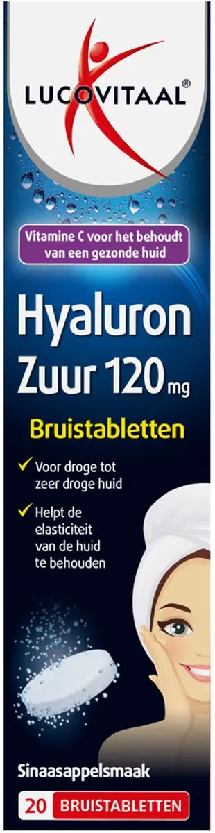 Lucovitaal Hyaluronzuur Bruistabletten - 20 Stuks