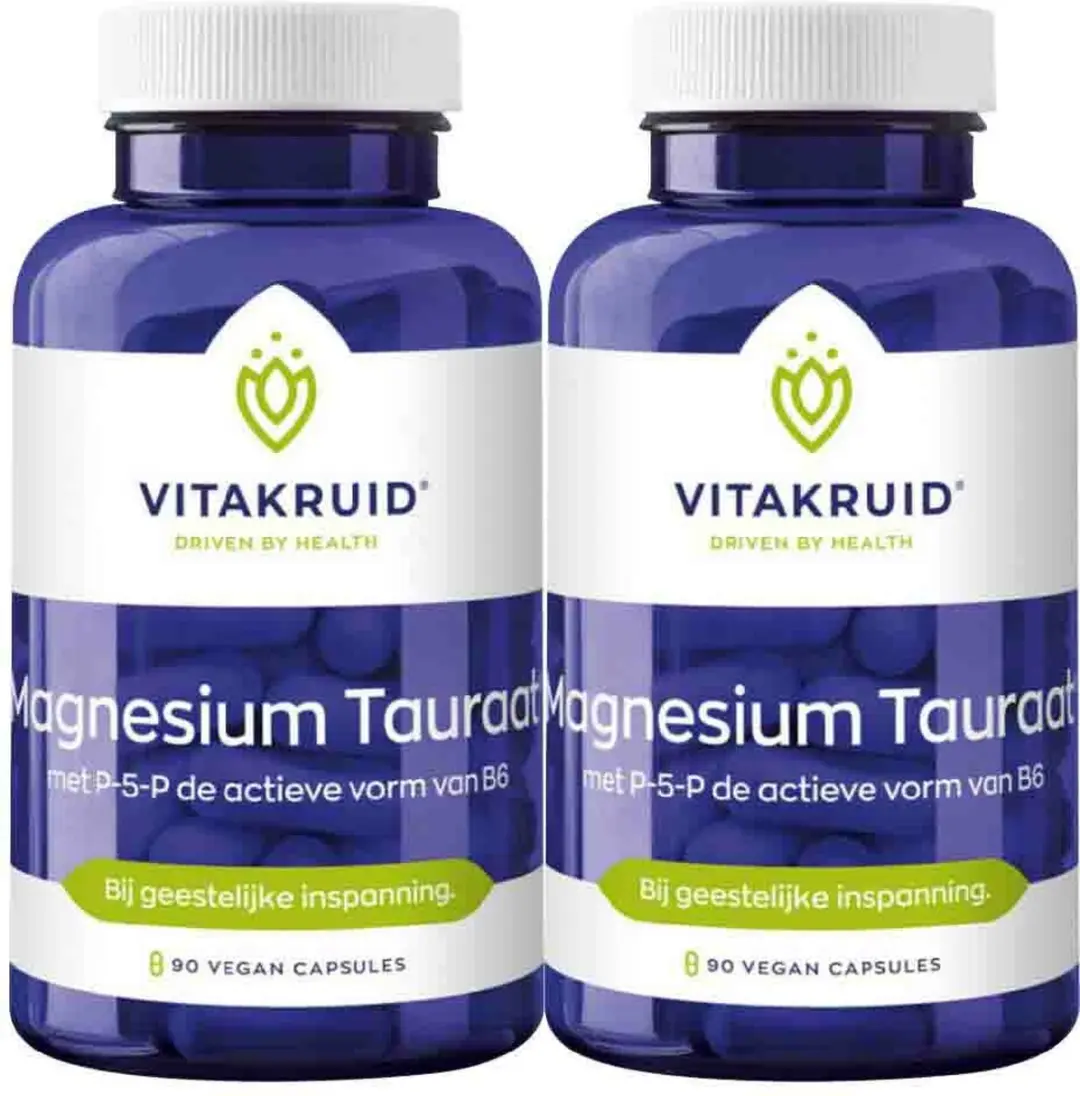 Vitakruid Magnesium Tauraat 180 Vegacapsules
