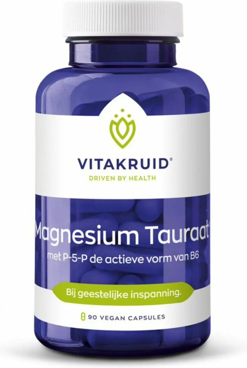 Vitakruid Magnesium Tauraat 180 Vegacapsules - Voordeelverpakking