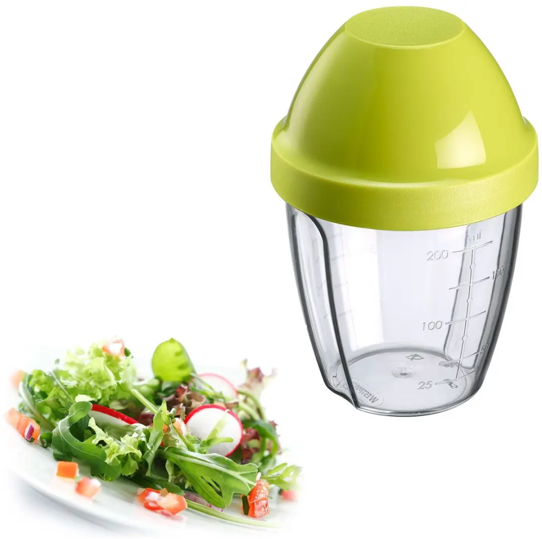 Westmark Mix-Ei Mixbeker 250ml - BPA-vrij - Doorzichtig/groen