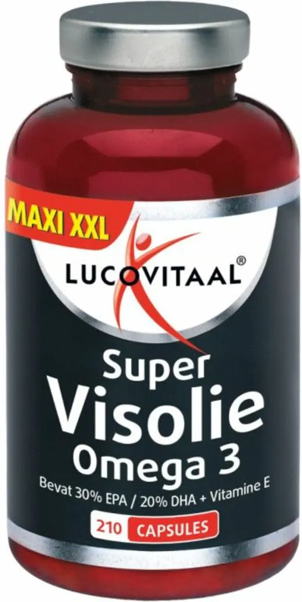 Lucovitaal Visolie Super Omega 3 Maxi XXL
