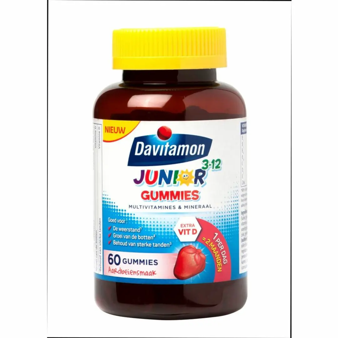 Davitamon Junior Gummies 3-12 jaar - 2x60 Stuks