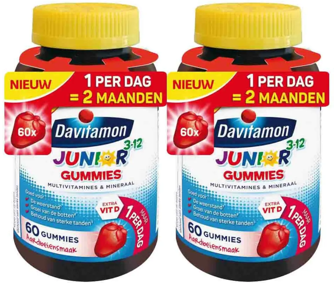 Davitamon Junior Gummies 3-12 jaar