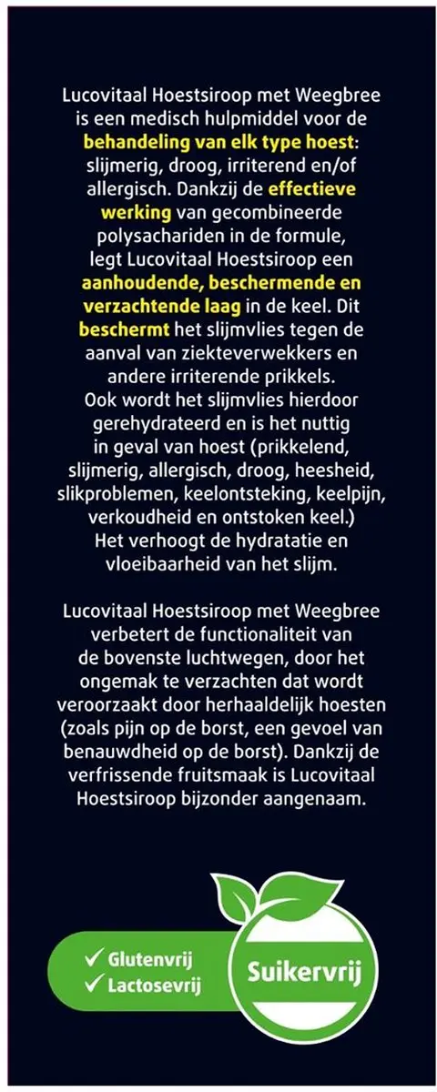 Lucovitaal Hoestsiroop 3-in-1 120ml