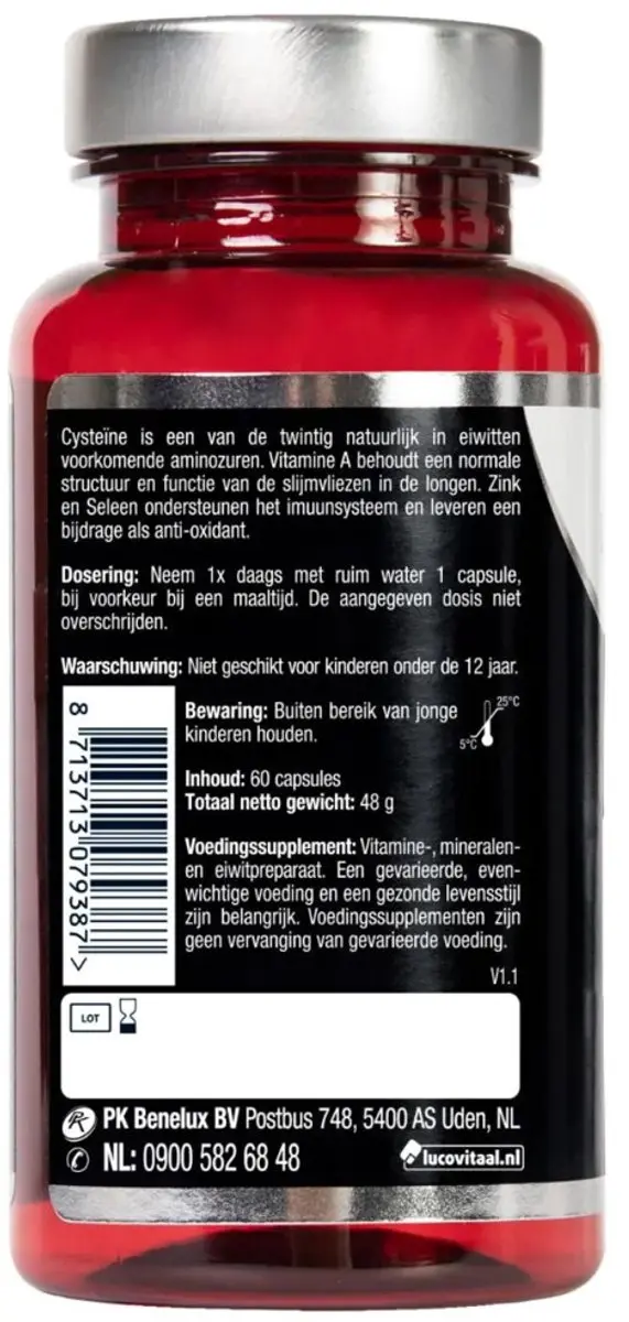 Lucovitaal Nac+ 60 Capsules