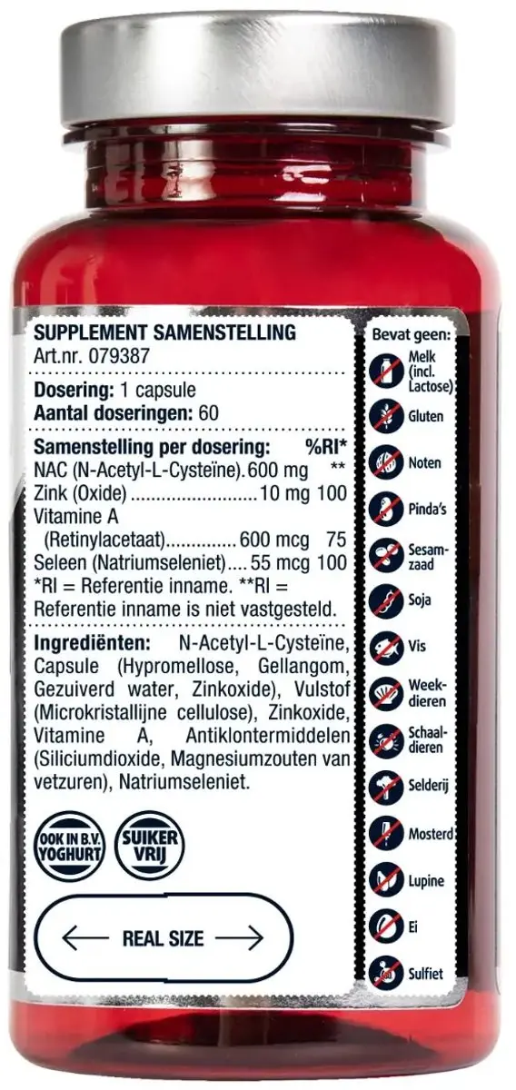 Lucovitaal Nac+ 60 Capsules