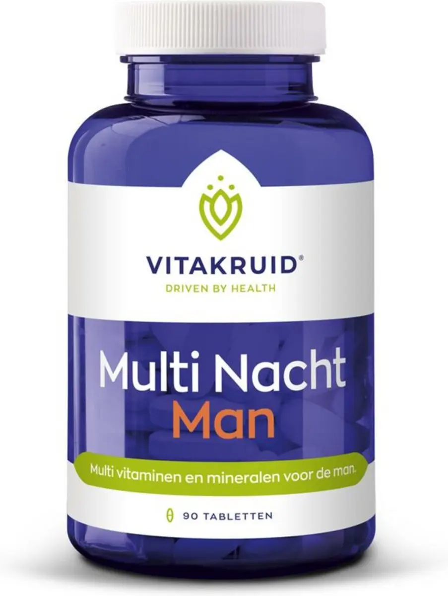 Vitakruid Multi Nacht Man 180g - 2x90 Tabletten