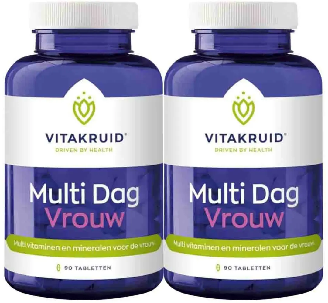Vitakruid Multi Dag Vrouw 180 tabletten