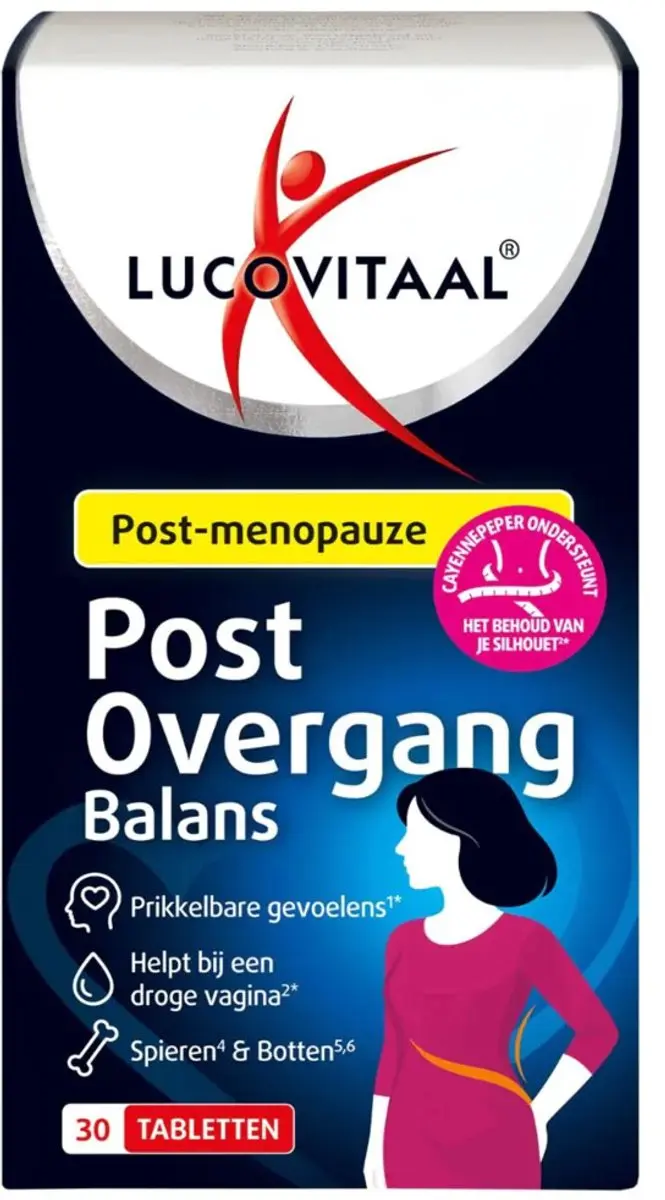 Lucovitaal Post Overgang Balans 30 Tabletten