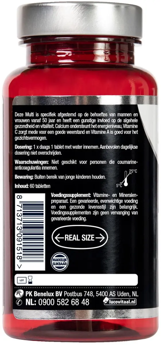 Lucovitaal Multi A-Z 50+ 60 Tabletten