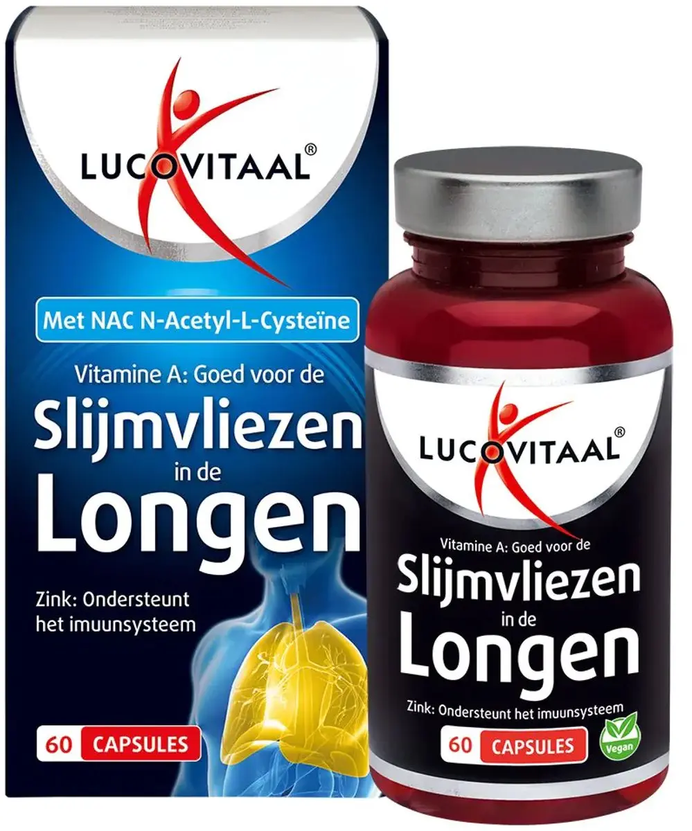 Lucovitaal Slijmvliezen Longen 60 Capsules