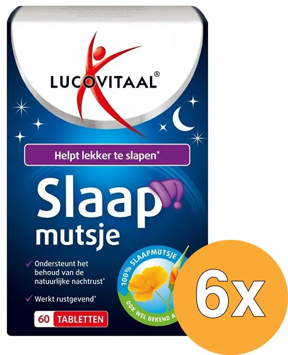 Lucovitaal Slaapmutsjes 120 Stuks (6x20)