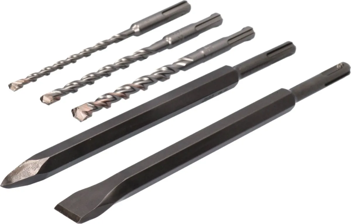Metabo SP 5-delig SDS Plus Boor- en Beitelset 6/8/10mm