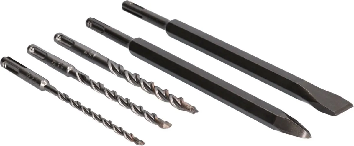 Metabo SP 5-delig SDS Plus Boor- en Beitelset 6/8/10mm