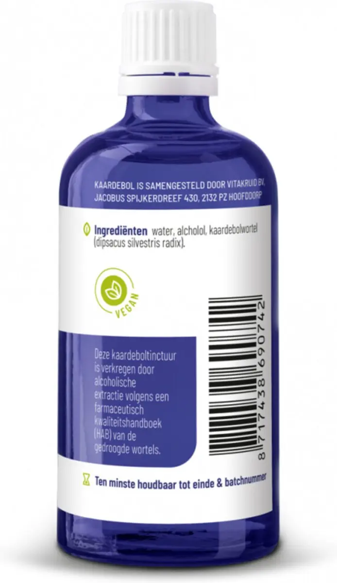 Vitakruid Kaardebol Tinctuur 100ml