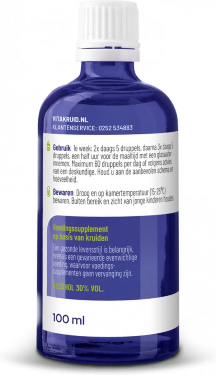 Vitakruid Kaardebol Tinctuur 100ml