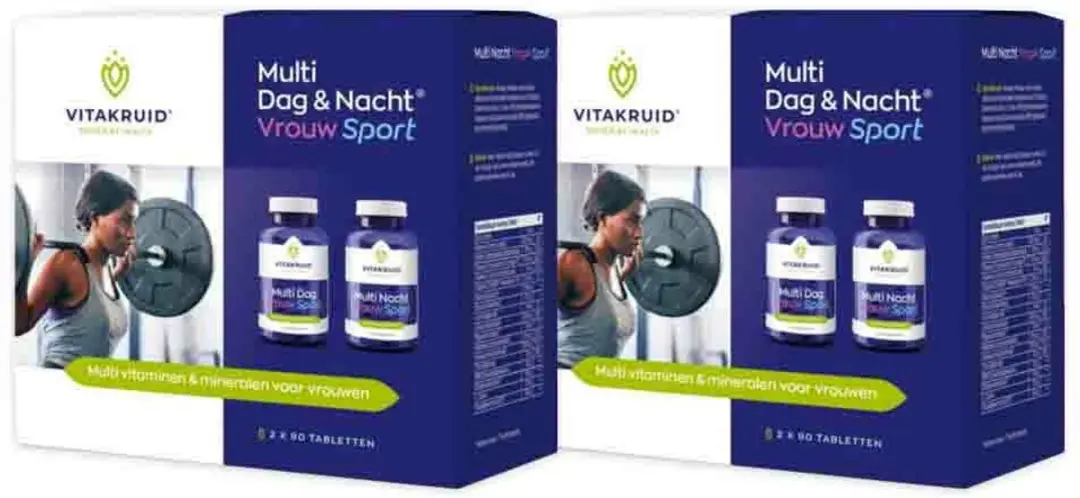 Vitakruid Vrouw Sport Multi Dag Nacht 360g