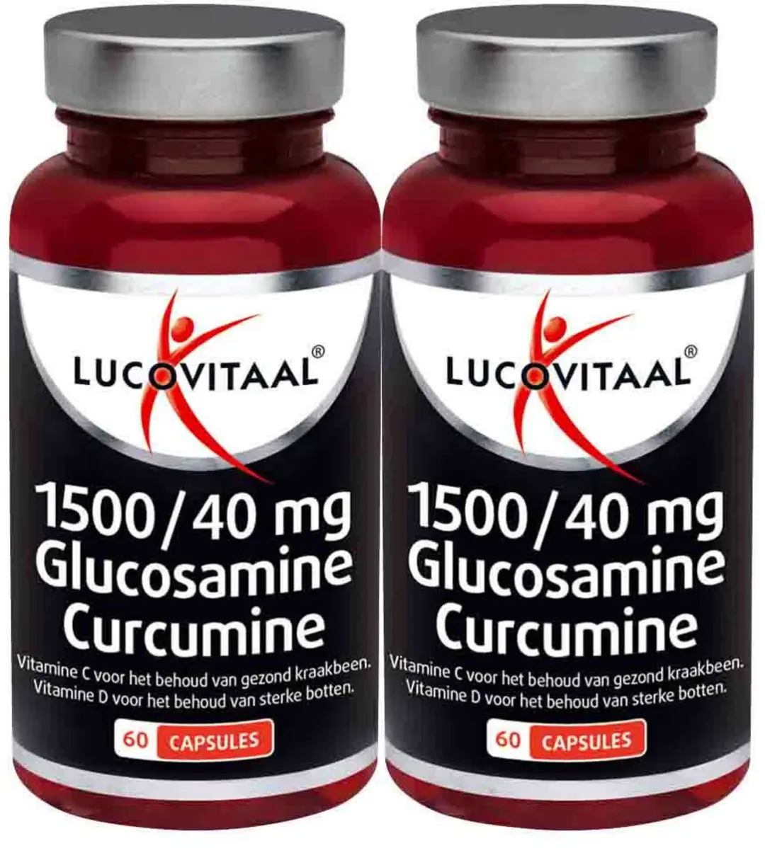 Lucovitaal Glucosamine Curcumine 1500/40mg - 120 Capsules