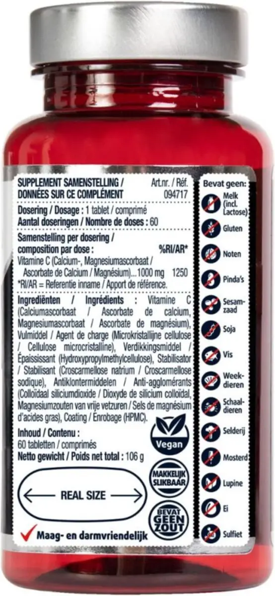 Lucovitaal Vitamine C Gebufferd 60 tabletten