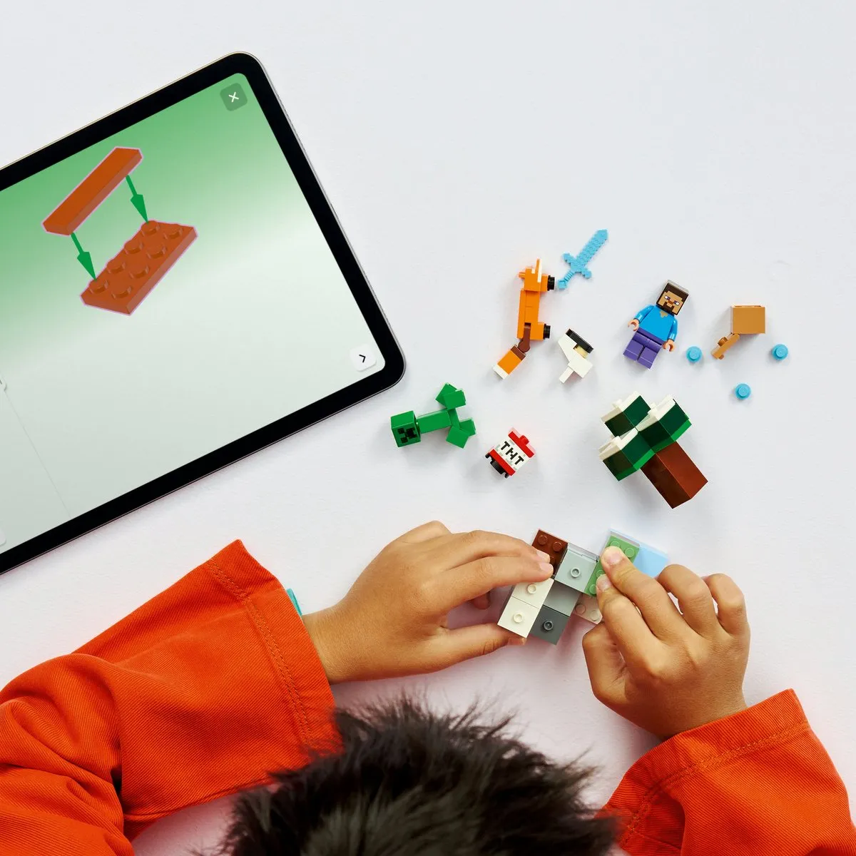 LEGO Minecraft Steve's Taiga-Avontuur 21583 Bouwpakket - 79 Stukken