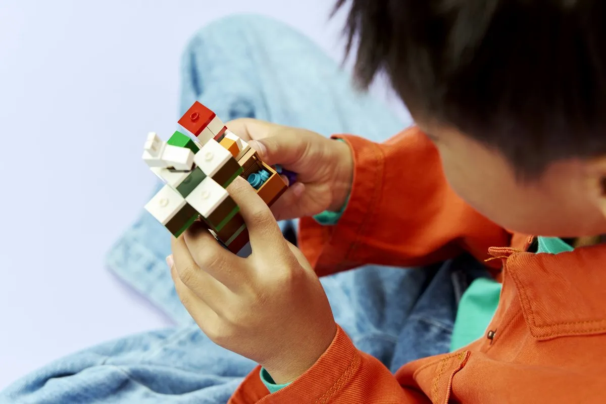 LEGO Minecraft Steve's Taiga-Avontuur 21583 Bouwpakket - 79 Stukken