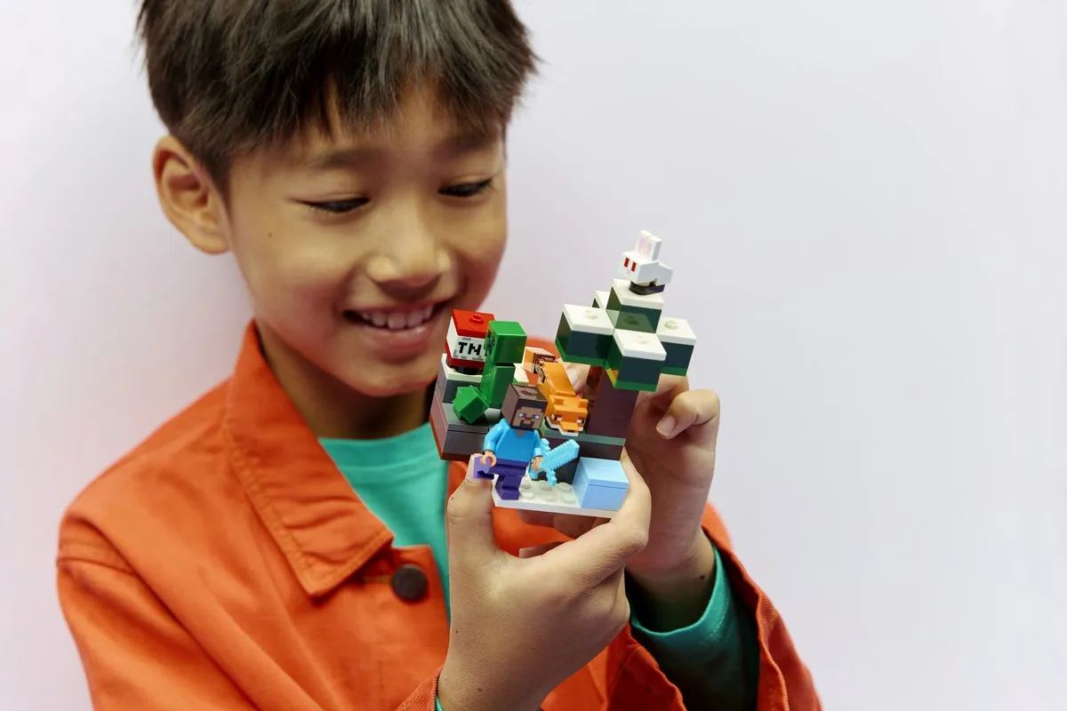LEGO Minecraft Steve's Taiga-Avontuur 21583 Bouwpakket - 79 Stukken