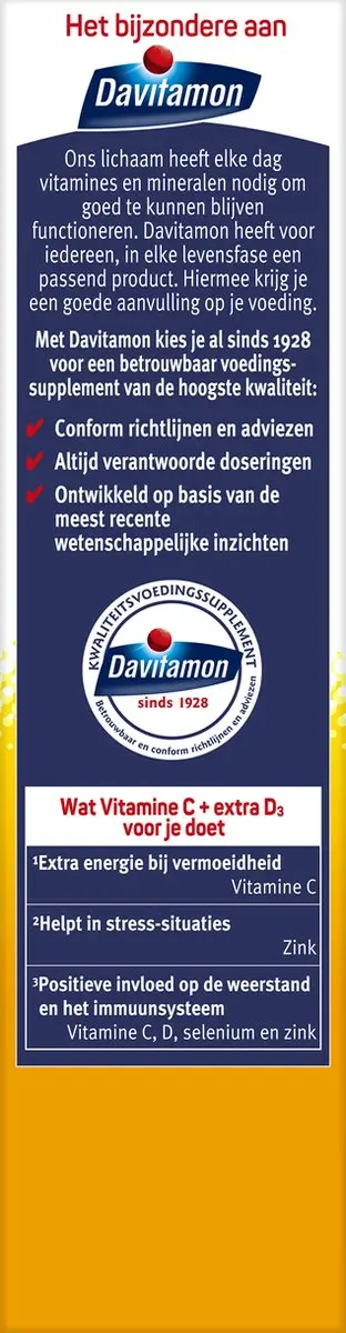 Davitamon Vitamine C Forte + D3 Time-Release 42 Tabletten