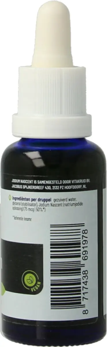 Vitakruid Jodium Nascent Druppels 30ml - afbeelding 6 van 6