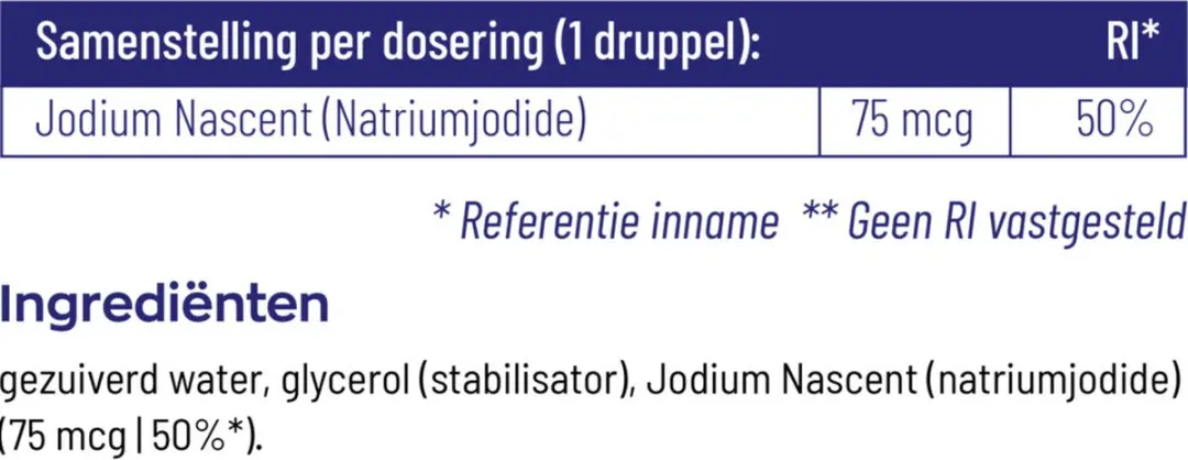 Vitakruid Jodium Nascent Druppels 30ml